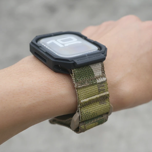 Siyah Apple Watch Kordonu - 44/45/46/49mm - M Beden - 2
