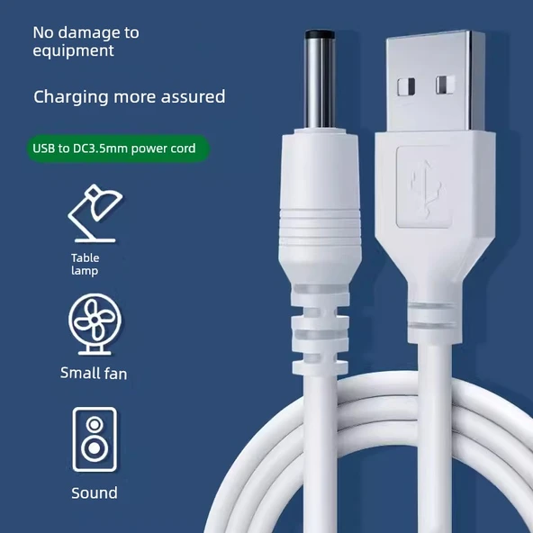 Type-C Android Büyük Başlıklı Şarj Kablosu - Beyaz - Resim 2