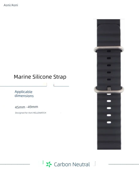 Apple Watch 45-49mm Uyumlu Bej Silikon Kordon - Resim 4