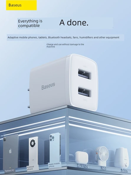 105W Tek Port USB Şarj Aleti ve 1.5m 3'ü 1 Arada Kablo - 2