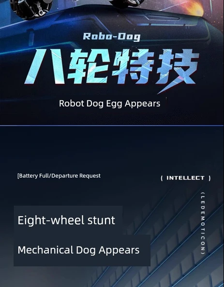 Elektrikli Robot Köpek Oyuncağı - Standart Tek Elektrikli Tek Kontrollü [El Kumandalı] 1 Şarj Edilebilir Pil - 10