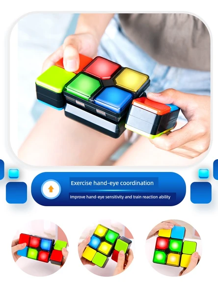 Çocuklar için Eğitici Rubik Küp Oyuncak - Şarj Setli [2 Adet] - 5