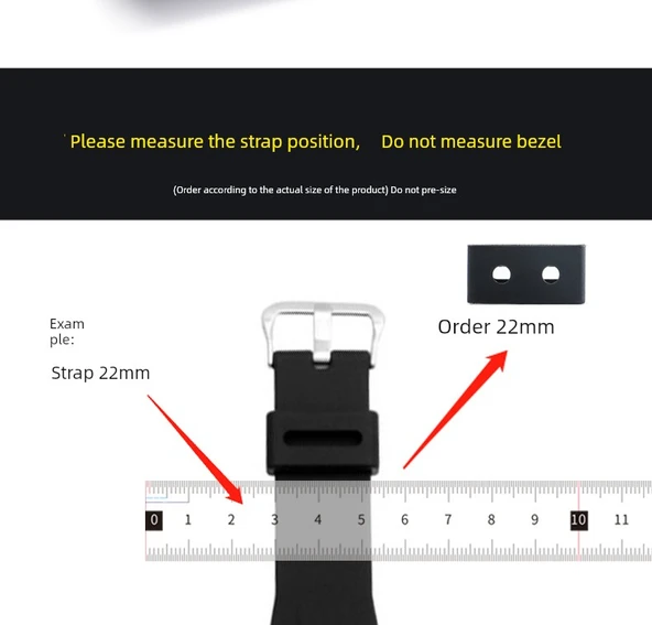 Casio G-Shock 22mm Silikon Kordon Tutucu - Beyaz [Tekli] - 8