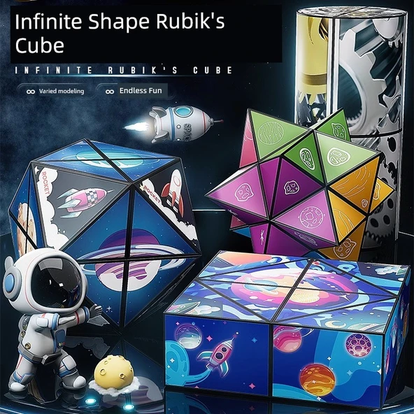 Manyetik Değişken Elmas Sonsuz Rubik Küpü - 4