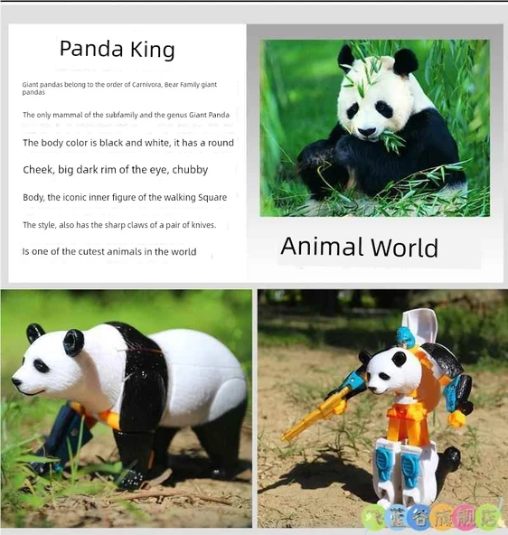 Hayvan Dönüşümlü Robot Oyuncak - Çita - 10