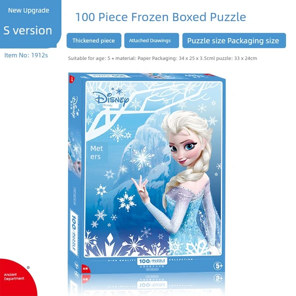 Frozen Karlar Ülkesi Puzzle - 100 Parça - 5+ Yaş