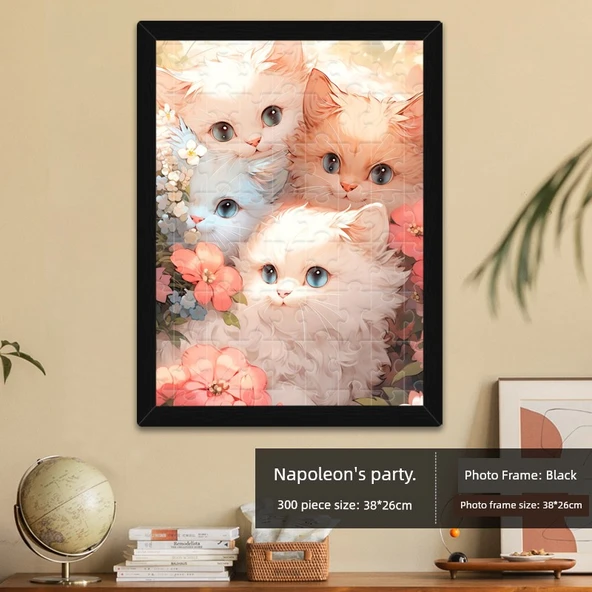 Fotoğraflı DIY Puzzle - 300-500 Parça - Napolyon'un Partisi