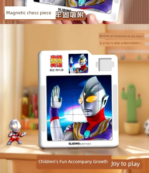 Ultraman Manyetik Kaydırmalı Bulmaca - Ott Hero Superman D 4X4 - 10