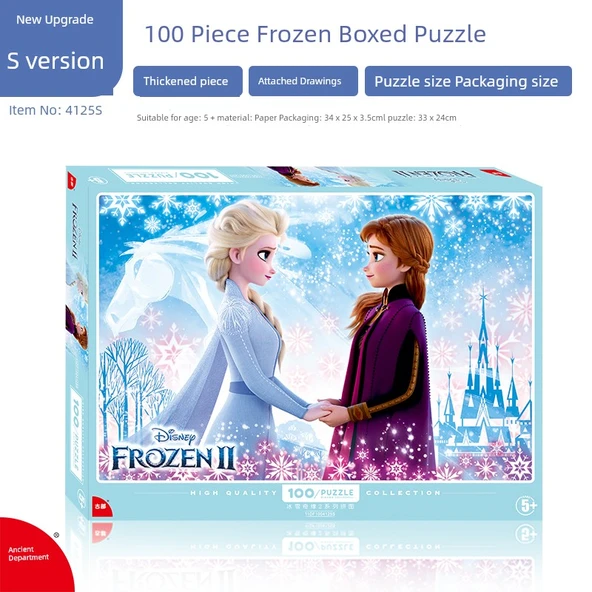Frozen Buz Puzzle - 100 Parça - 5+ Yaş