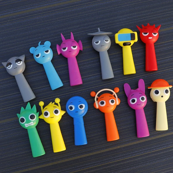 El Yapımı Müzik Ritim Kutusu - 12 Ritimli - 7.5-8cm Yükseklik
