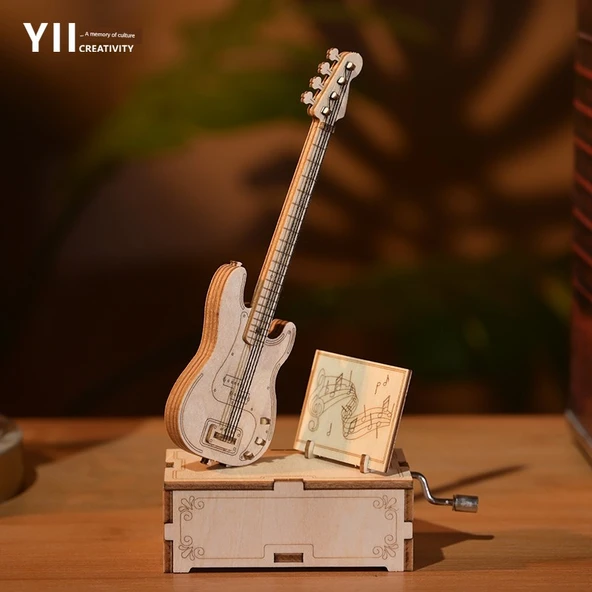 DIY El Yapımı Müzik Kutusu - Elektro Bas Enstrümanı