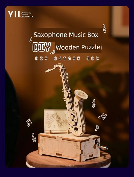 DIY El Yapımı Müzik Kutusu - Elektro Bas Enstrümanı - 8