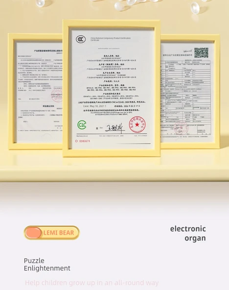 Çocuk Elektronik Klavye Piyano - Büyük Boy Yüksek Ayaklı Çilek Kırmızısı Pilli - Resim 10