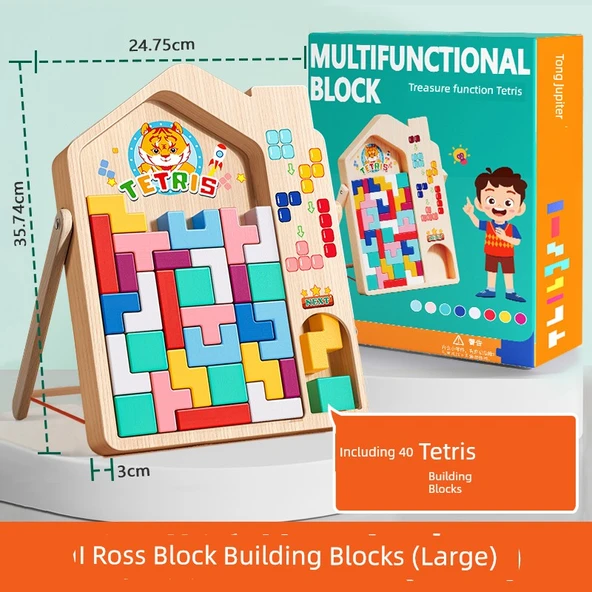 Tetris Yapboz - Büyük Bloklar [2-4 Yaş]