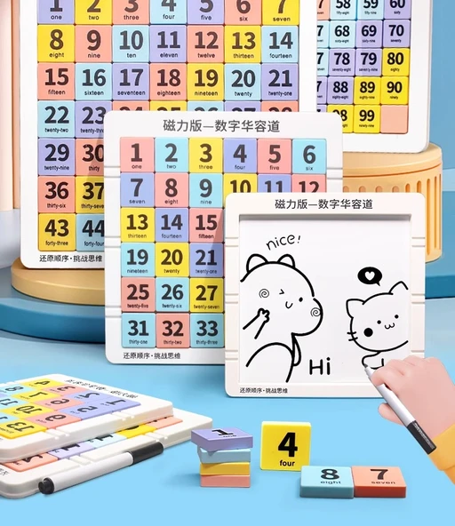 Dijital Klotski Kaydırmalı Bulmaca - Bulmaca Paketi 3+4+5 Sıralama - Resim 8