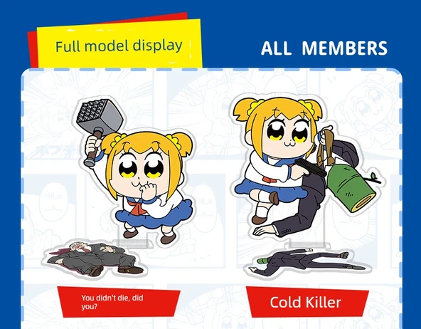 Pop ve Pipi Güzellik Günlüğü Akrilik Ayaklı Stand Kör Kutu - Tek Çekiliş (Rastgele) - 9