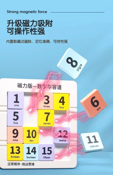 Dijital Klotski Kaydırmalı Bulmaca - Bulmaca Paketi 3+4+5 Sıralama - Resim 11