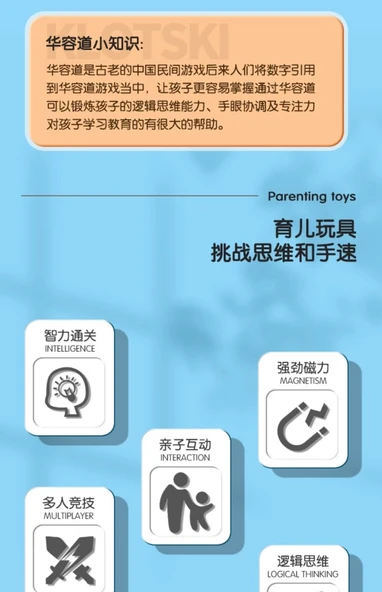 Dijital Klotski Kaydırmalı Bulmaca - Bulmaca Paketi 3+4+5 Sıralama - Resim 9