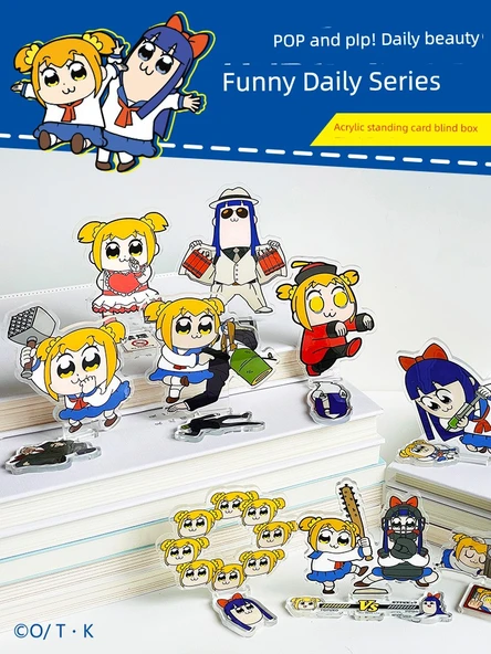 Pop ve Pipi Güzellik Günlüğü Akrilik Ayaklı Stand Kör Kutu - Rastgele 3 Adet - 2