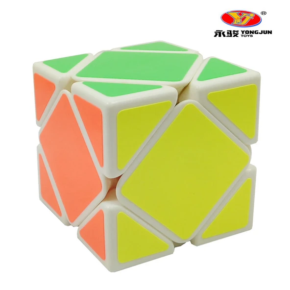 Yongjun Guanlong Eğik Rubik Küp - Qiyi Siyah Taban - 11