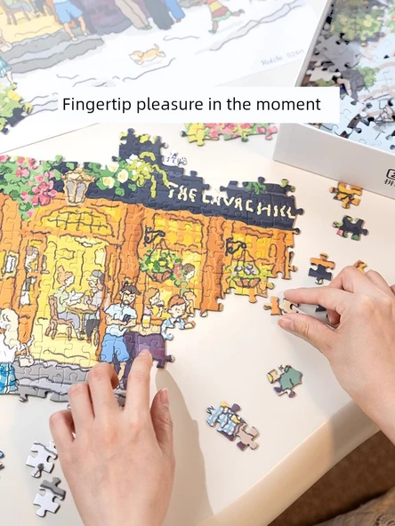 1000 Parça Puzzle - Londra'da Bir Yürüyüş - 3