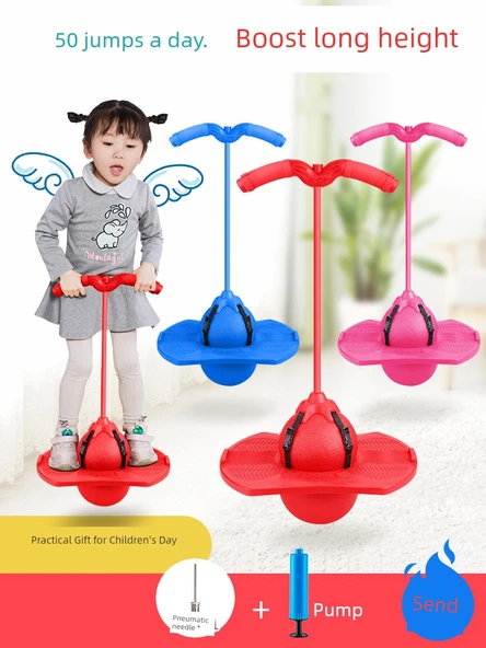 Çıkarılabilir Saplı Zıplama Topu - Geliştirilmiş Mor - 2