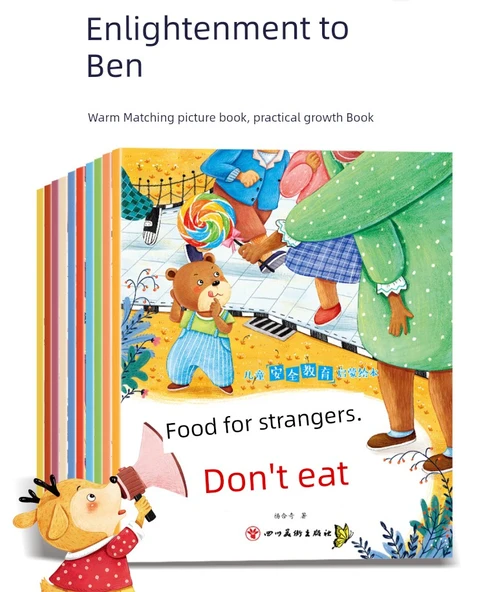 Çocuklar için Duygu Yönetimi ve Karakter Geliştirme Resimli Kitap Serisi - Güvenlik Eğitimi (10 Kitap) - 6
