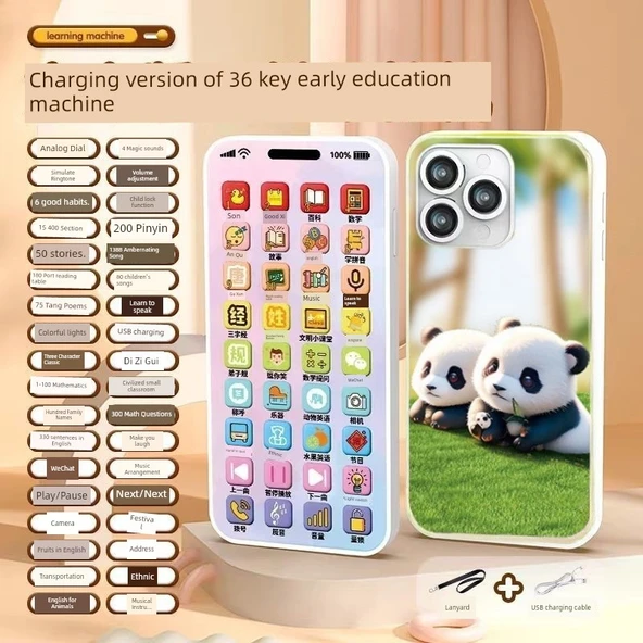 Çocuk Eğitici Oyuncak Telefon - Ayı