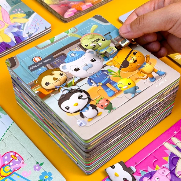 Peppa Pig Puzzle Seti - Denizaltı Kolon + Transformers
