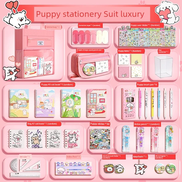 Line Puppy Kırtasiye Seti Kör Kutu - Lüks Set