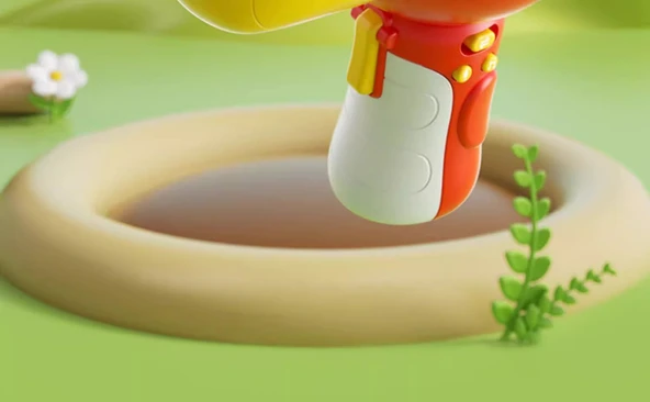 Kyorochan Ses Değiştirici - 2'li Paket Kırmızı + Mavi Hoparlör - 9