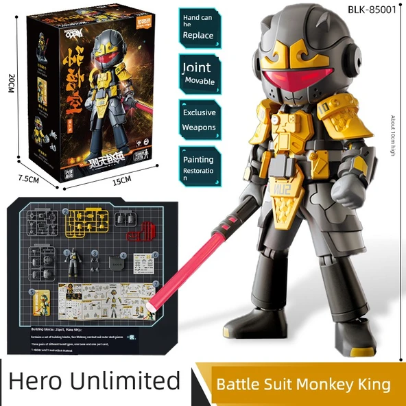 Hero Unlimited Savaş Giysisi Sun Wukong Yapı Blokları