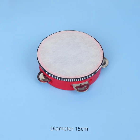 Kırmızı Çocuk Dans Tefi - 6 inç