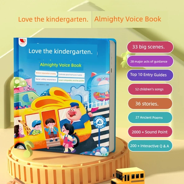 Okul Öncesi Eğitici Sesli Kitap - Anaokuluna Merhaba