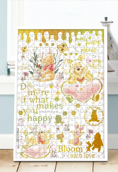 Disney Prenses Kötü Karakterler Silindir Puzzle - 300 Parça - 11