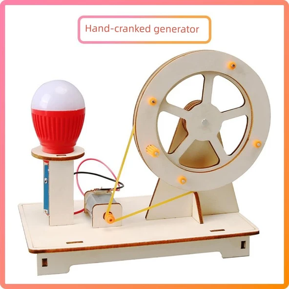 DIY El Kranklı Jeneratör Yapım Seti