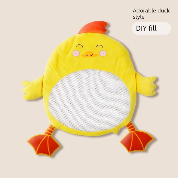 Çocuk Puzzle Oyuncak - Fasulye Dolgusuz Kendin Yap - Şanslı Ördek