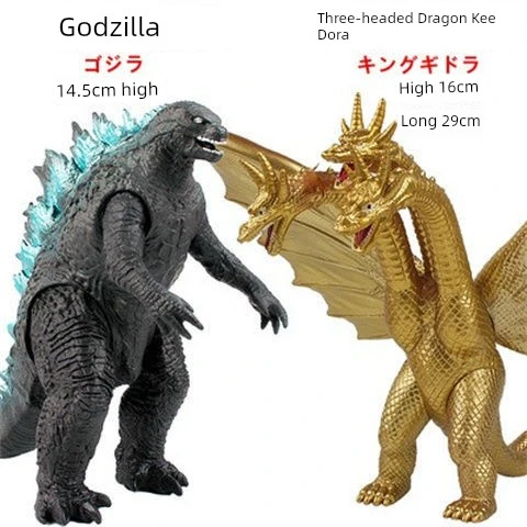 Godzilla Büyük Boy Yumuşak Kauçuk Mekanik Godzilla 17cm - 10