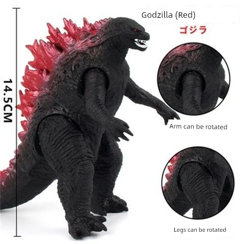 Godzilla Büyük Boy Yumuşak Kauçuk Mekanik Godzilla 17cm - 9