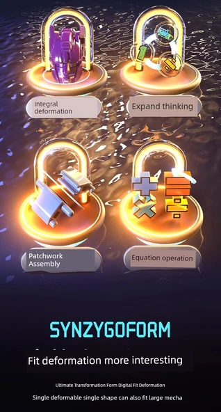 Çocuk Dijital Dönüşüm Oyuncak Araba - Büyük Numara [5] Dönüşen Helikopter - Resim 8