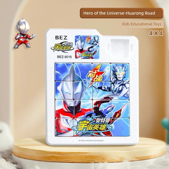 Ultraman Manyetik Kaydırmalı Bulmaca - Evren Kahramanı 4x4