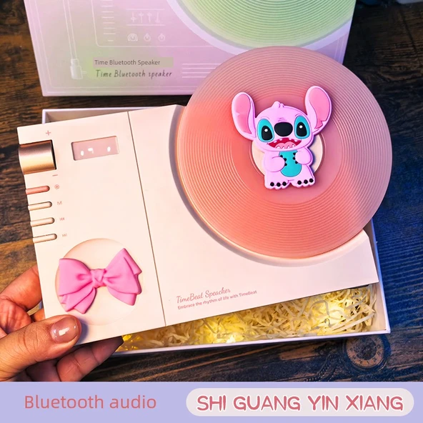 Sünger Bebek Pembe Shi Di Zi Bluetooth Ses Hediye Seti