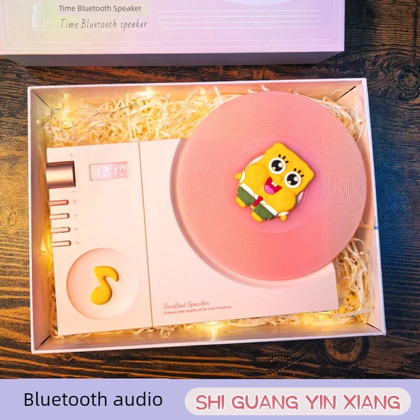 Sünger Bebek Çilek Ayı Kafa Bluetooth Ses Hediye Seti - 9
