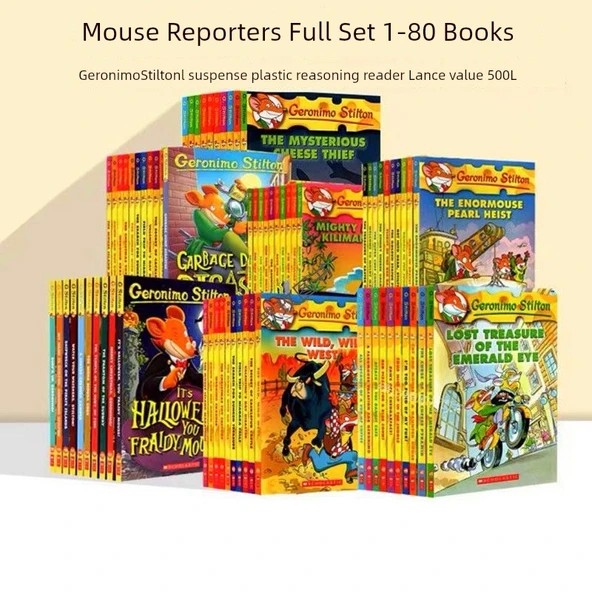 Geronimo Stilton Çizgi Roman Seti 11-20 (Sesli Okunabilir)