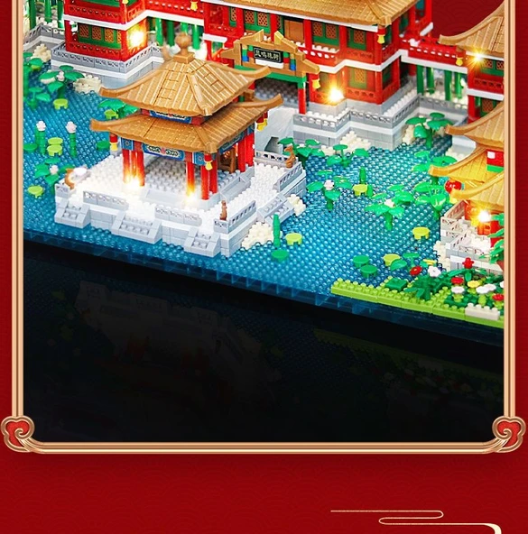 Yuanmingyuan Sarayı Yapı Blokları - Standart Versiyon (32666 Parça) - 10