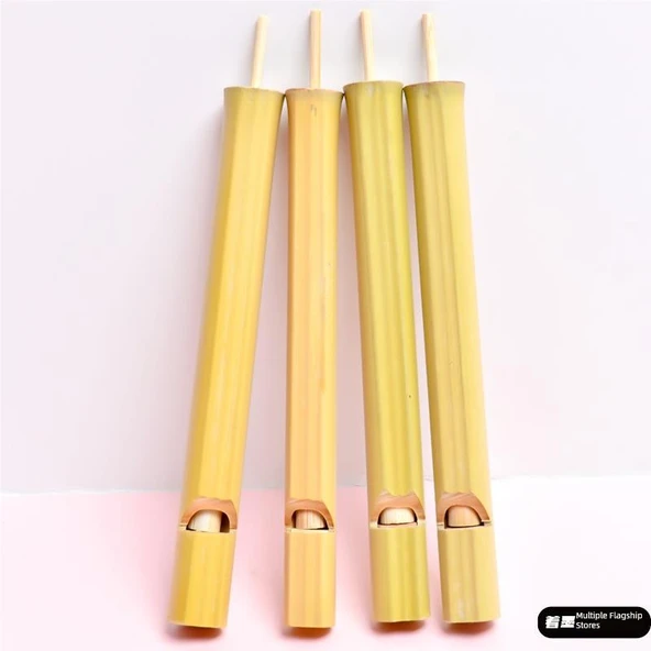 Bambu Kuş Düdüğü Oyuncak - 5 Adet - 3