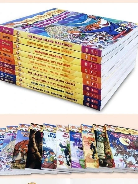 Geronimo Stilton Çizgi Roman Seti 41-50 (Sesli Okuma Yok) - 2