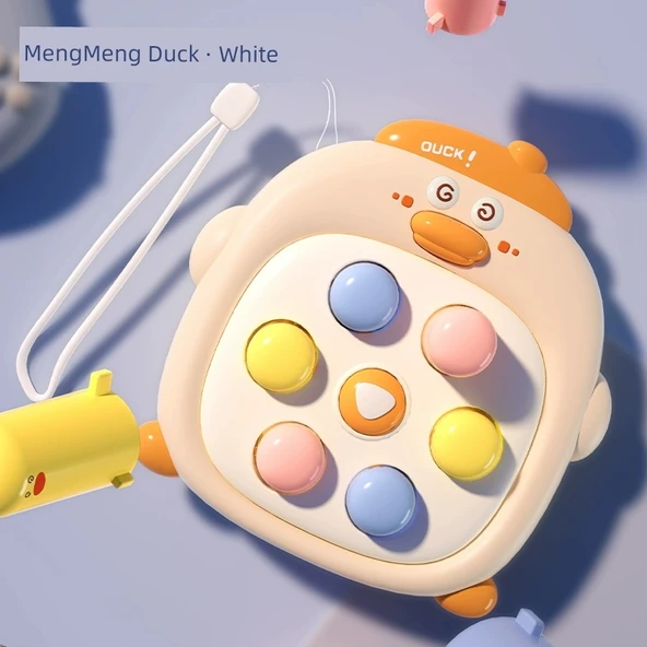 Müzikli Oyuncak - Vur Köstebeği - MengMeng Ördek Beyaz