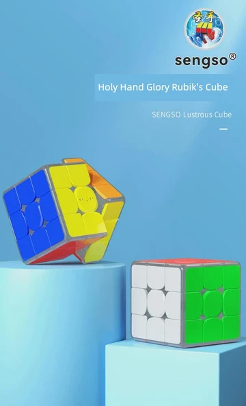 Işıklı Manyetik Zeka Küpü - 3x3 - Standart Versiyon - 8
