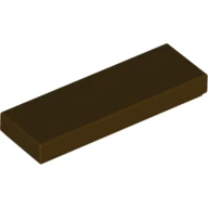 Lego 63864 1x3 Açık Panel Yapı Bloğu - Koyu Kahverengi